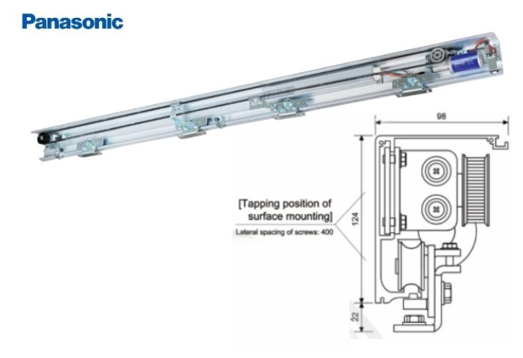 Cửa Trượt Tự Động PANASONIC Nhật Bản PS 120 Cao Cấp
